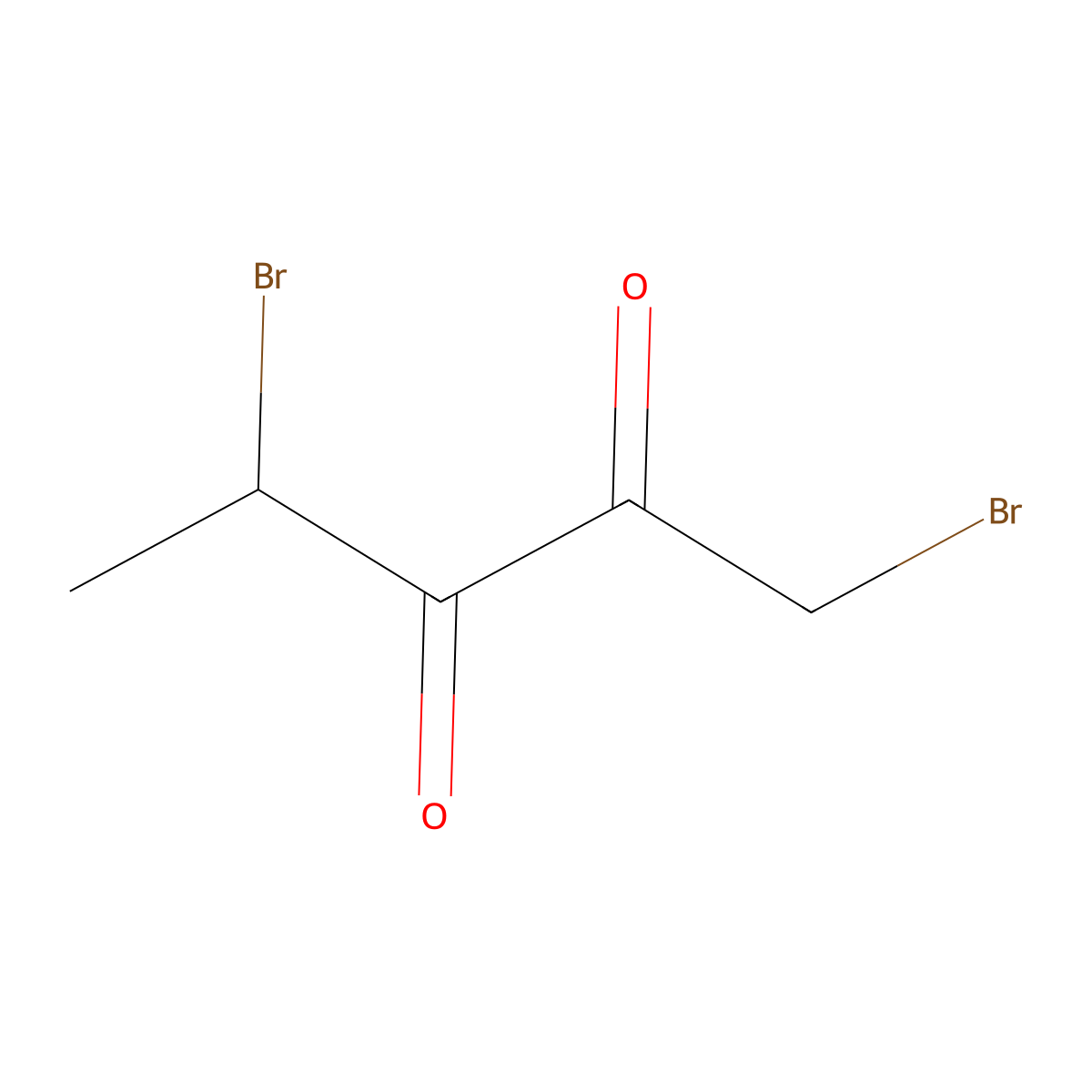 1,4-Dibromopentane-2,3-dione molecular structure, CAS 21619-26-1