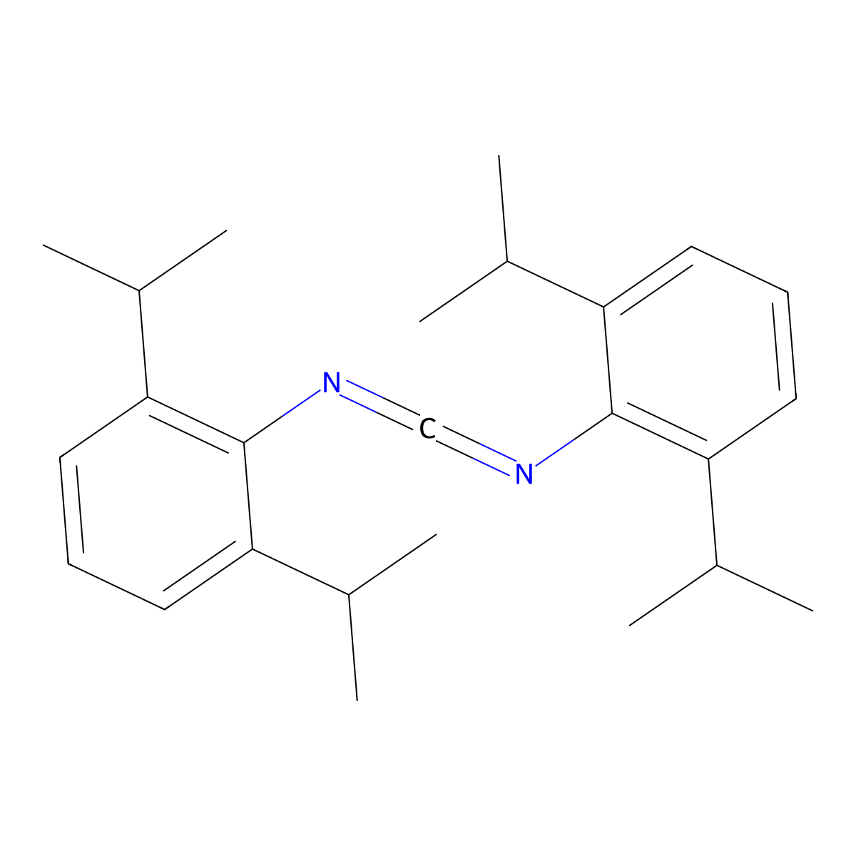 Bis(2,6-diisopropylphenyl)carbodiimide molecular structure, CAS 2162-74-5