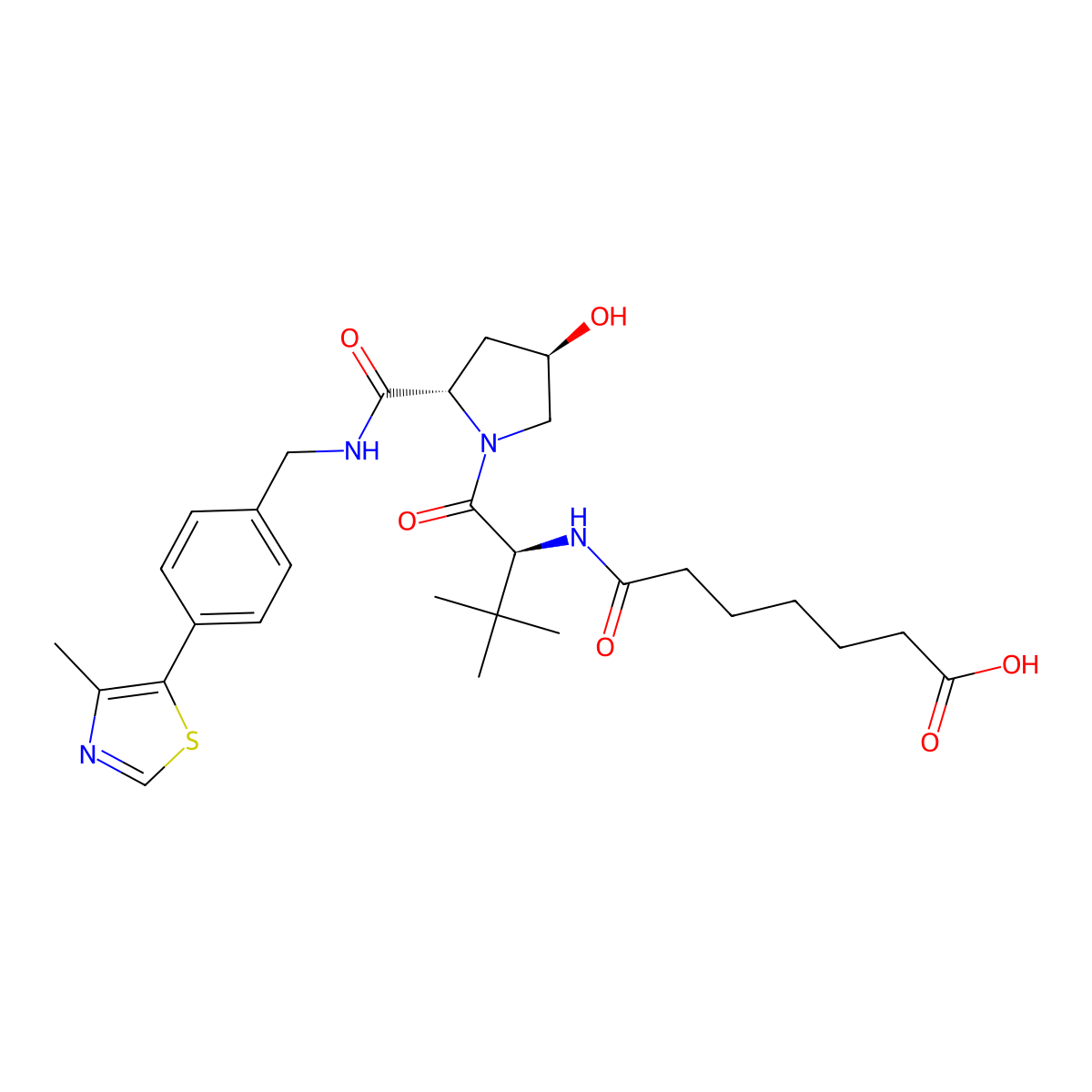 (S,R,S)-AHPC-amido-C5-acid molecular structure, CAS 2162120-87-6