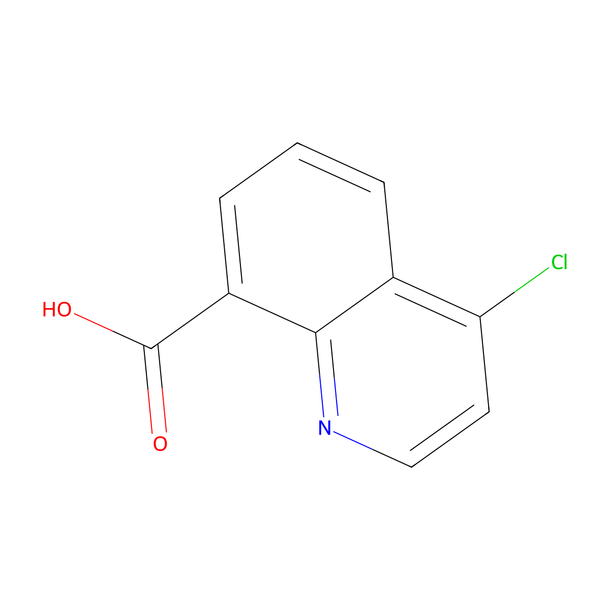 4-Chloroquinoline-8-carboxylic acid molecular structure, CAS 216257-37-3