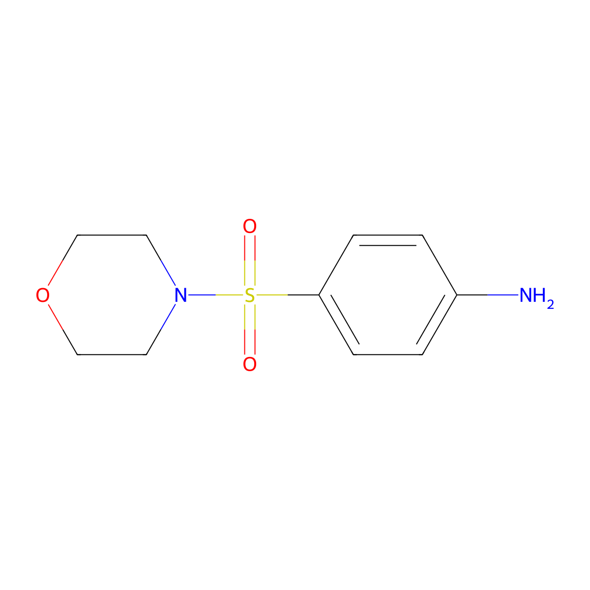 4-(Morpholinosulfonyl)aniline molecular structure, CAS 21626-70-0