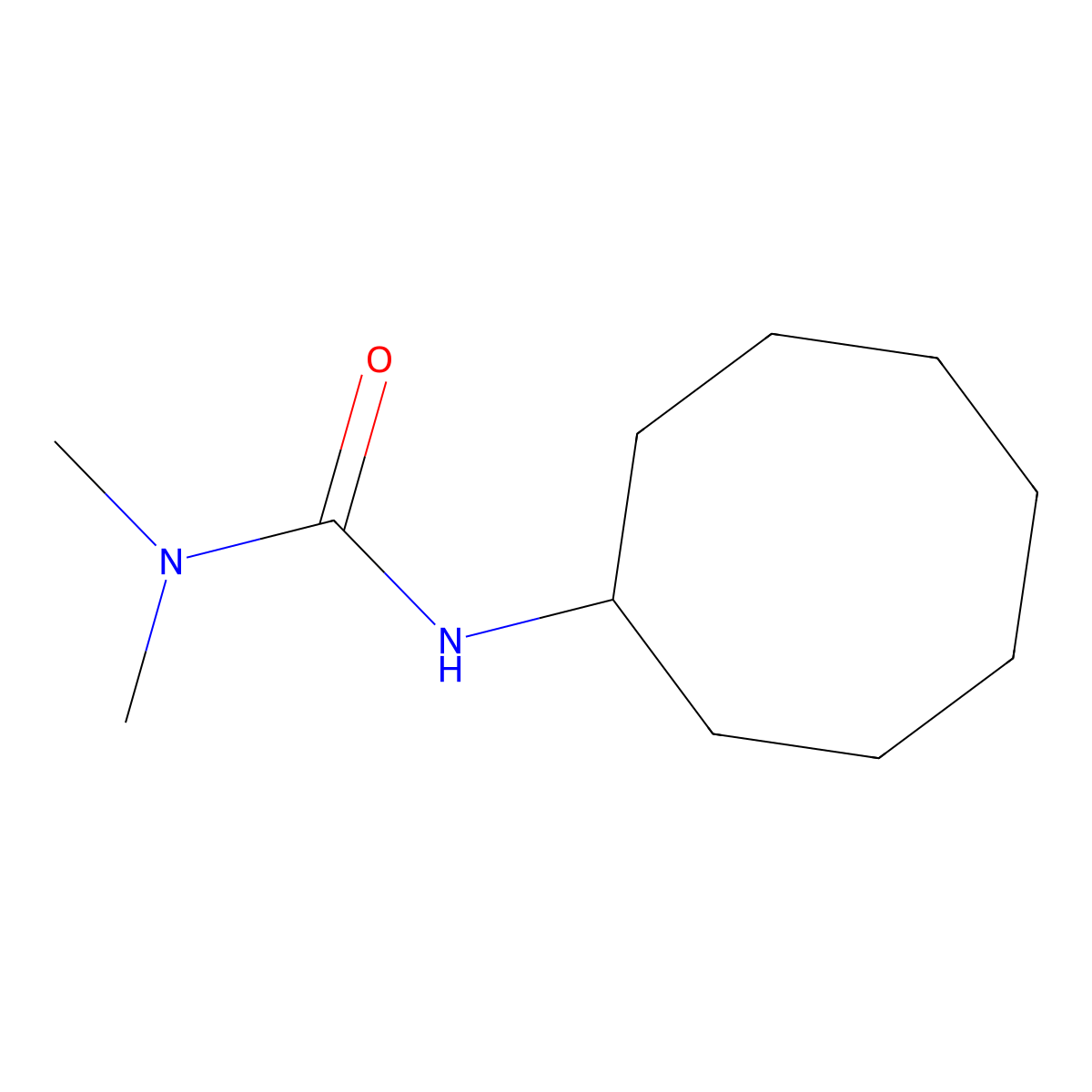 Cycluron molecular structure, CAS 2163-69-1