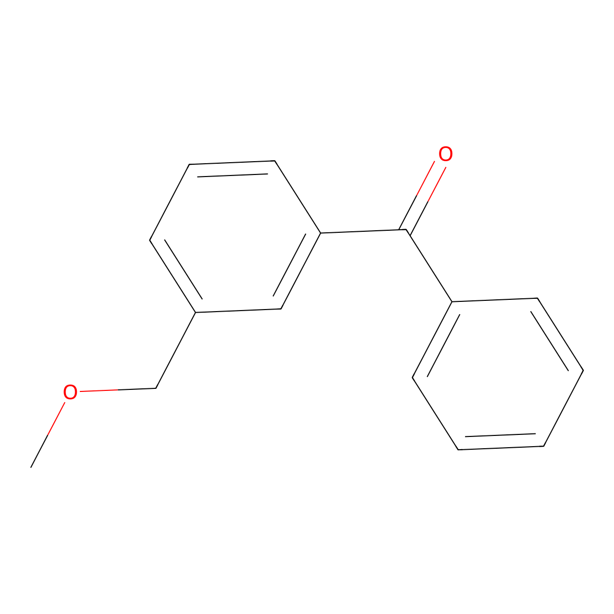 (3-(Methoxymethyl)phenyl)(phenyl)methanone molecular structure, CAS 2163399-01-5