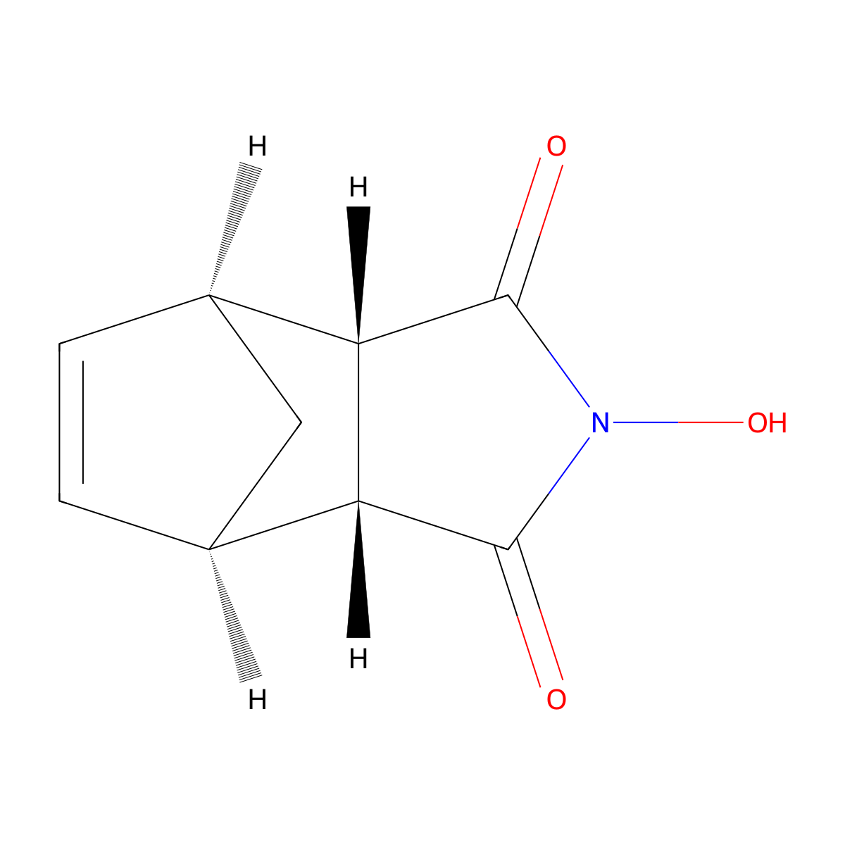 (3aR,4R,7S,7aS)-2-hydroxy-3a,4,7,7a-tetrahydro-1H-4,7-methanoisoindole-1,3(2H)-dione molecular structure, CAS 216392-97-1