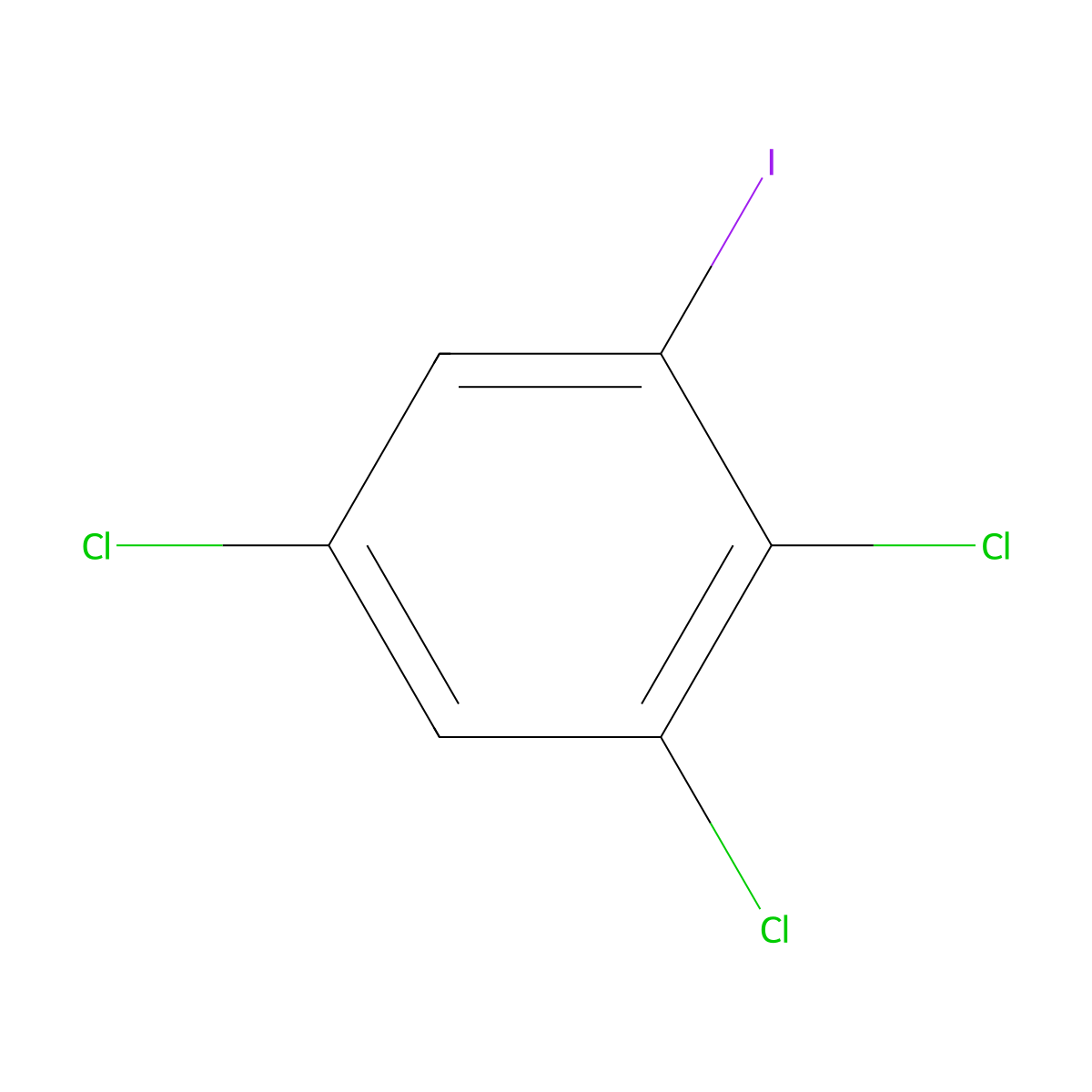 1,2,5-Trichloro-3-iodobenzene molecular structure, CAS 216393-66-7