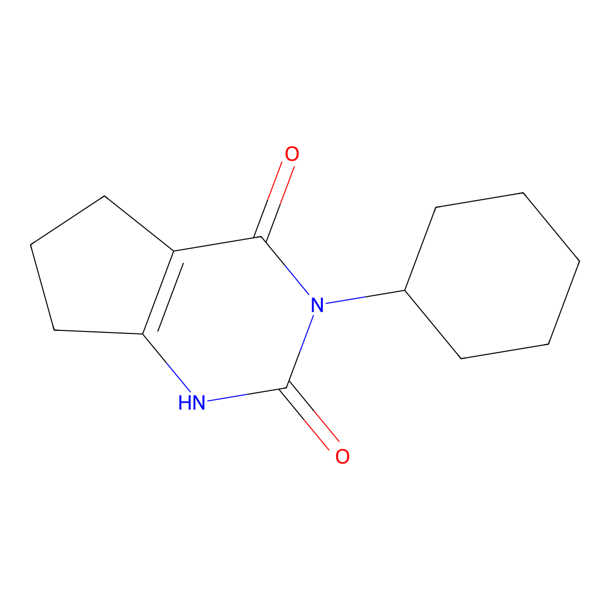 Lenacil molecular structure, CAS 2164-08-1