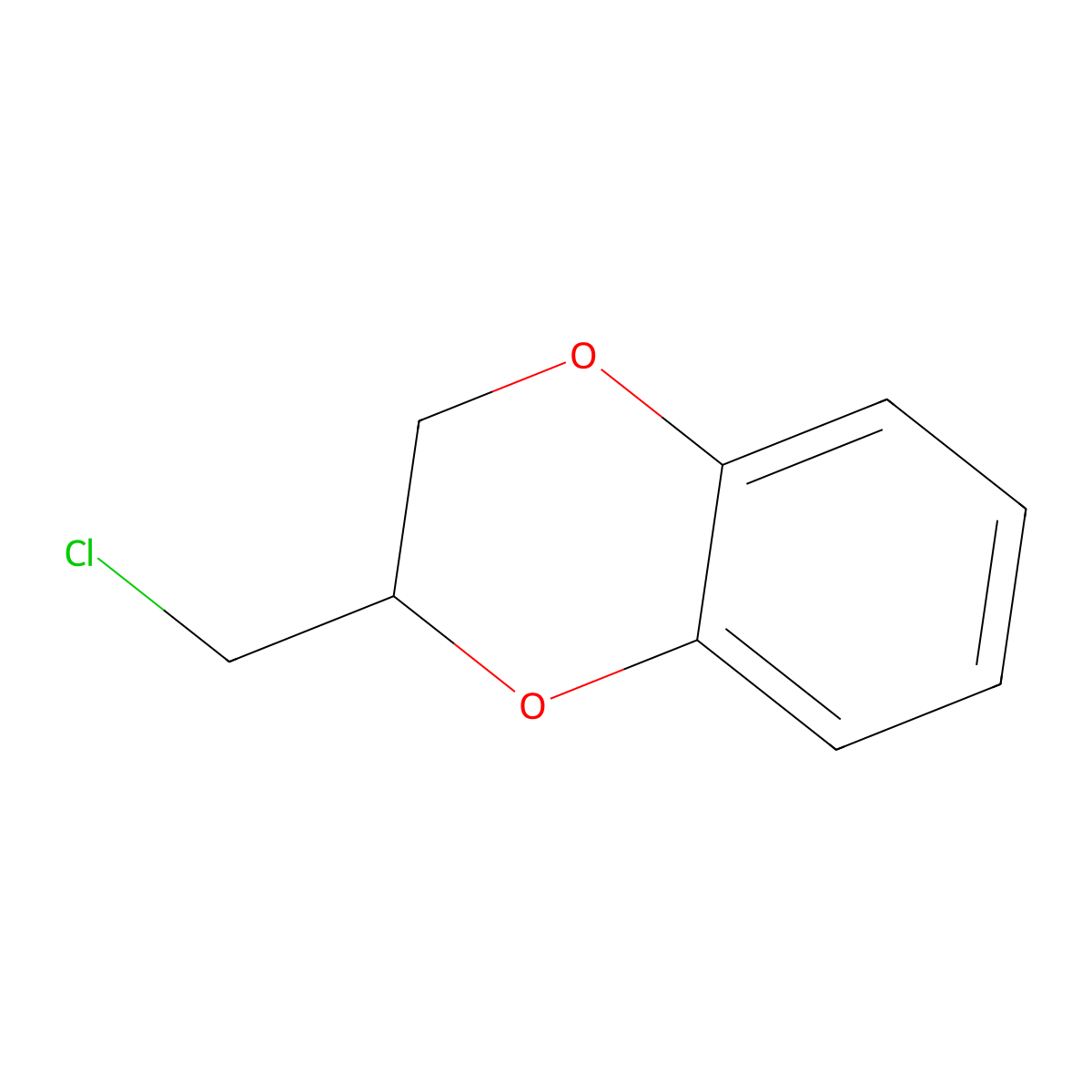2-(Chloromethyl)-2,3-dihydro-1,4-benzodioxin molecular structure, CAS 2164-33-2