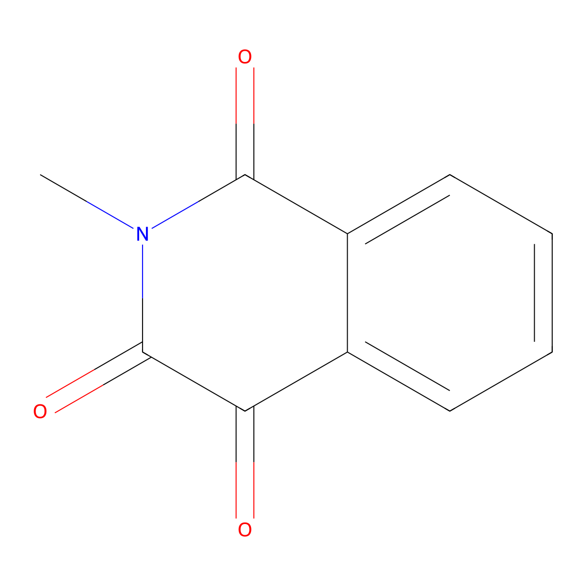 2-methylisoquinoline-1,3,4(2H)-trione molecular structure, CAS 21640-33-5