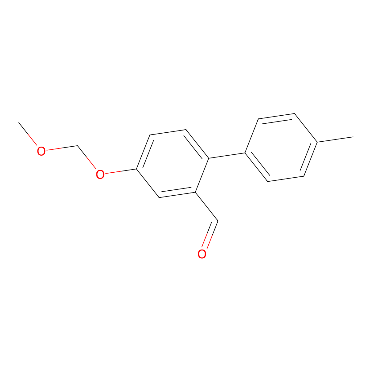 4-(Methoxymethoxy)-4'-methyl[1,1'-biphenyl]-2-carbaldehyde molecular structure, CAS 216442-97-6