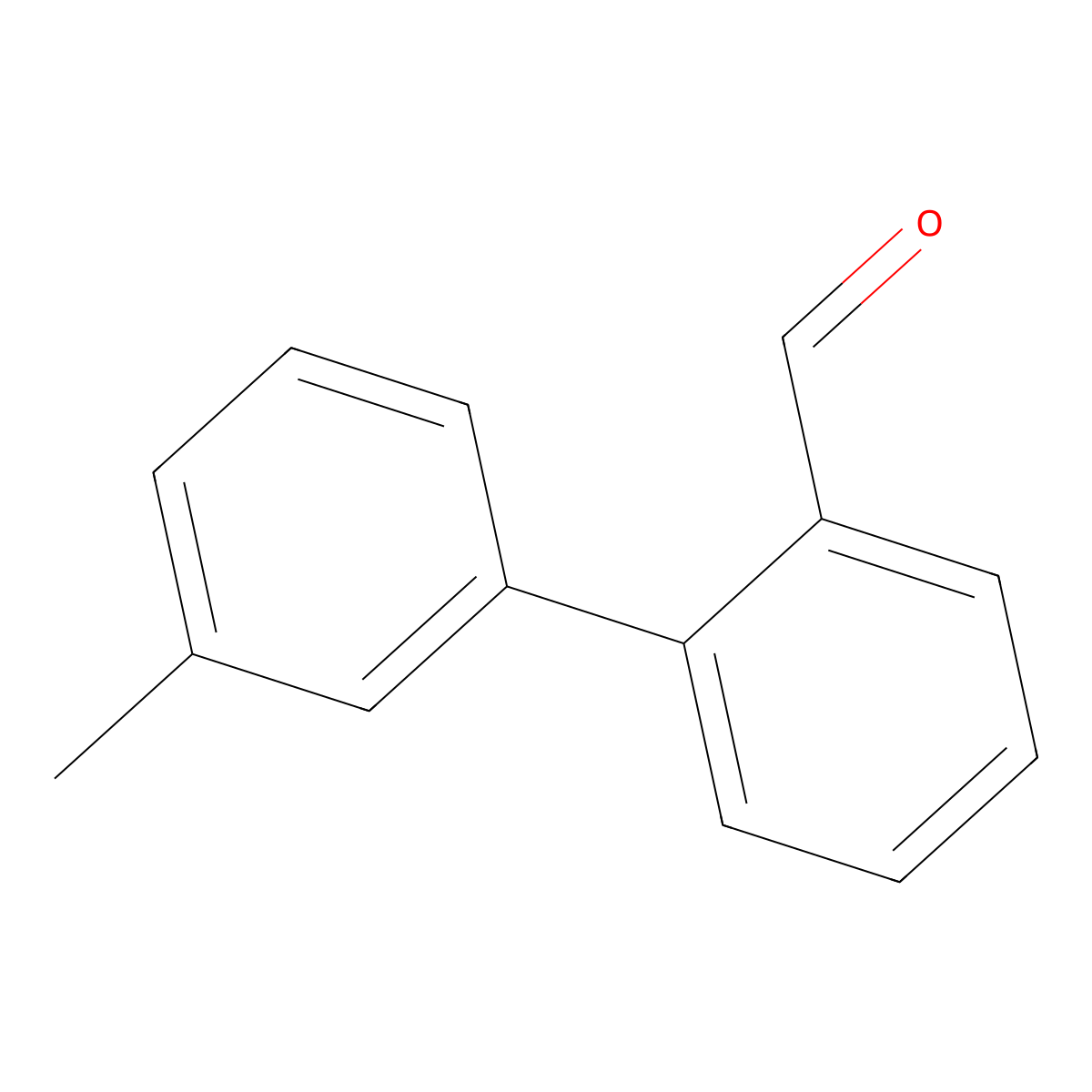 2-(3-Methylphenyl)benzaldehyde molecular structure, CAS 216443-17-3