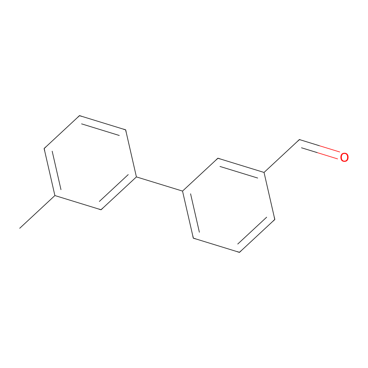 3-(3-Methylphenyl)benzaldehyde molecular structure, CAS 216443-78-6
