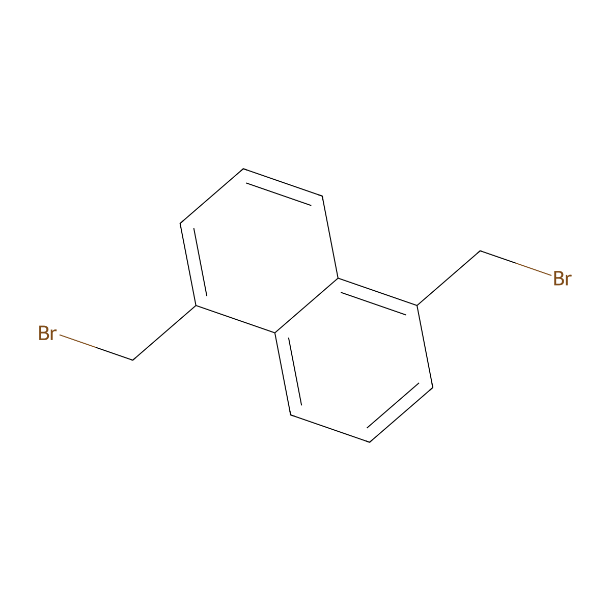 1,5-Bis(bromomethyl)naphthalene molecular structure, CAS 21646-18-4