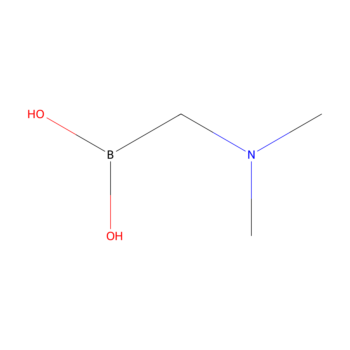 [(Dimethylamino)methyl]boronic acid molecular structure, CAS 216484-63-8