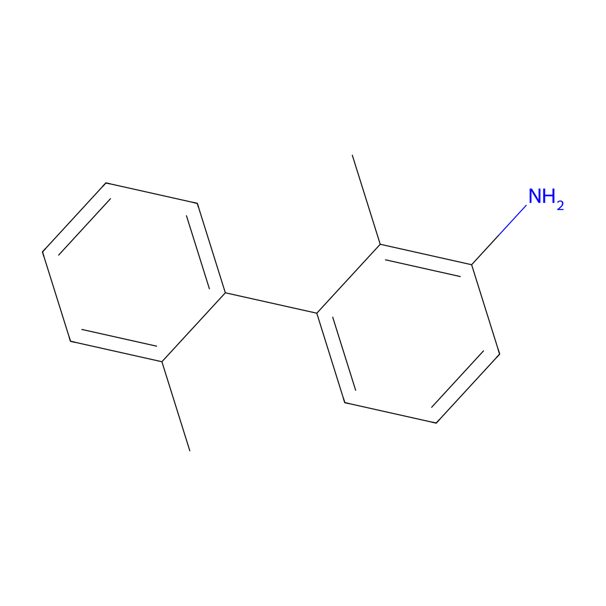 2,2'-Dimethyl[1,1'-biphenyl]-3-amine molecular structure, CAS 216485-93-7