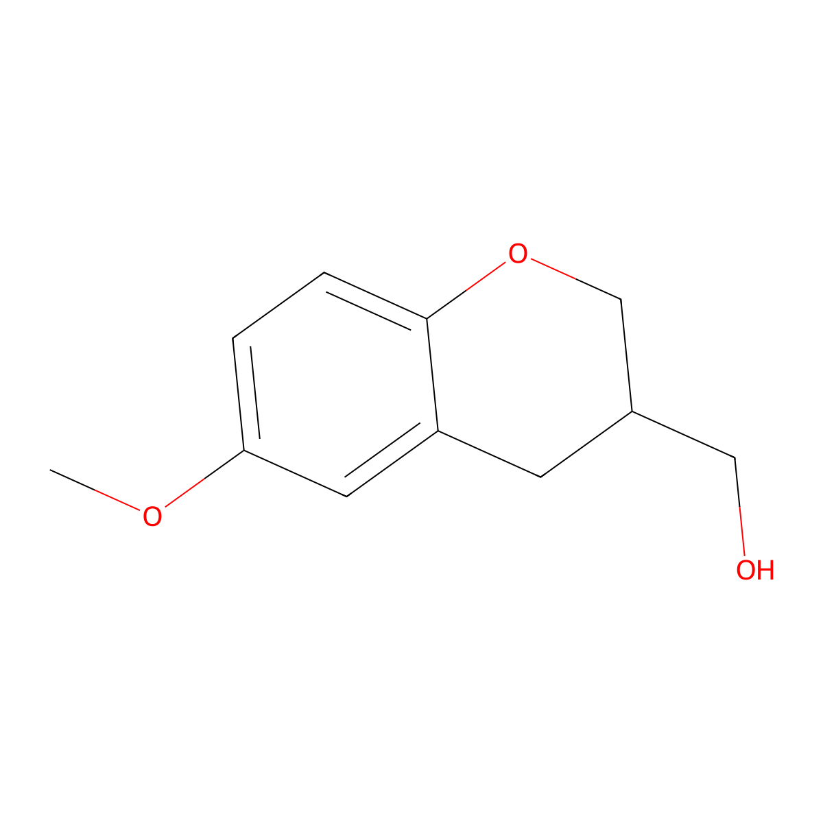 (6-Methoxychroman-3-YL)methanol molecular structure, CAS 216492-69-2