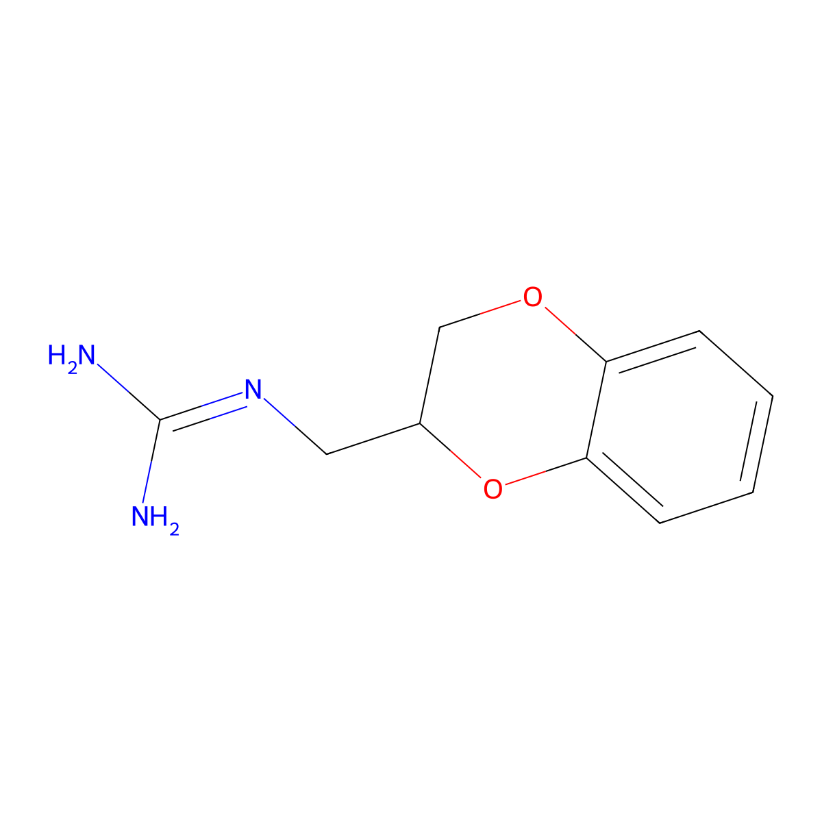 Guanoxan molecular structure, CAS 2165-19-7
