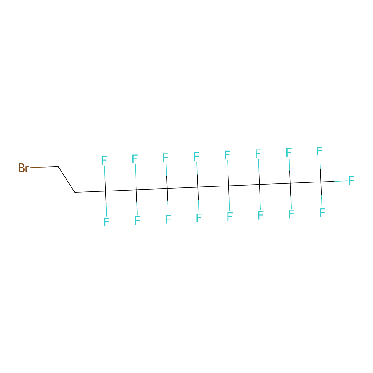 10-Bromo-1,1,1,2,2,3,3,4,4,5,5,6,6,7,7,8,8-heptadecafluorodecane molecular structure, CAS 21652-57-3