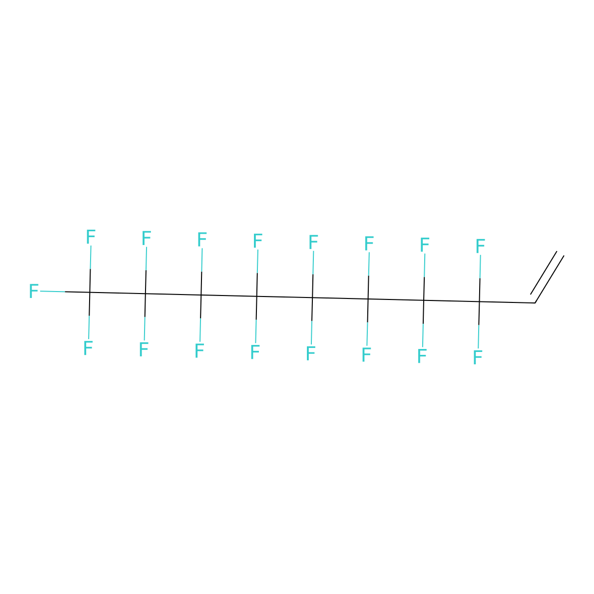 1H,1H,2H-Perfluoro-1-decene molecular structure, CAS 21652-58-4