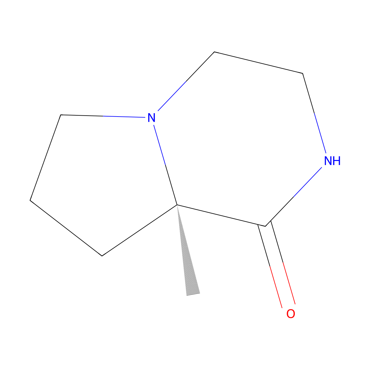 (R)-8A-methylhexahydropyrrolo[1,2-a]pyrazin-1(2H)-one molecular structure, CAS 2165360-21-2