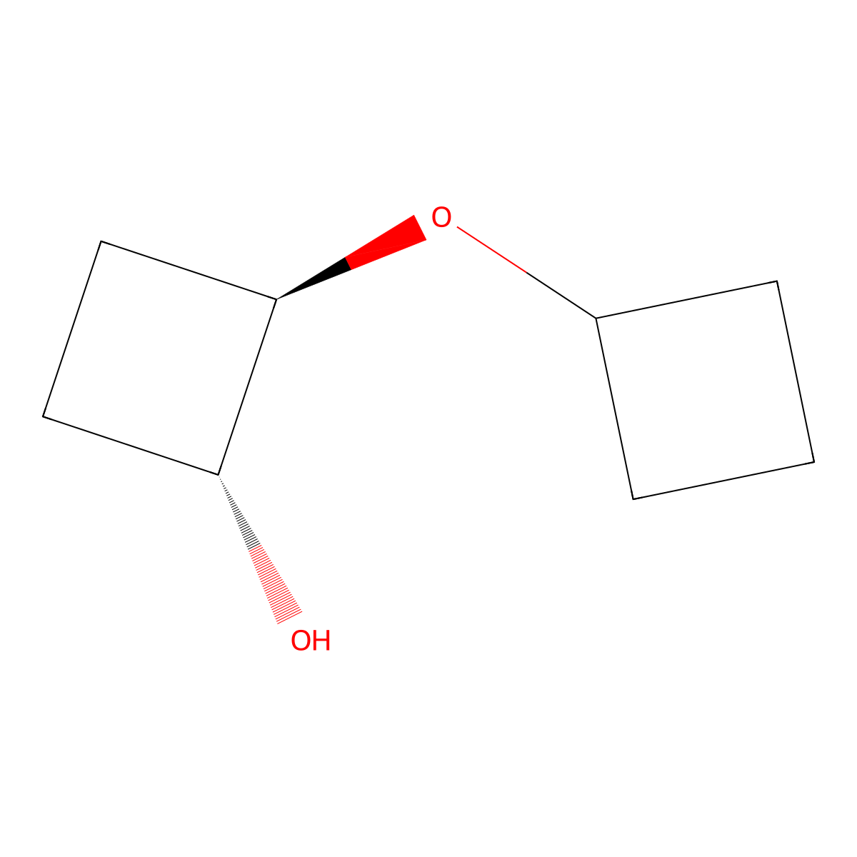 (1R,2R)-2-cyclobutoxycyclobutan-1-ol molecular structure, CAS 2165441-78-9