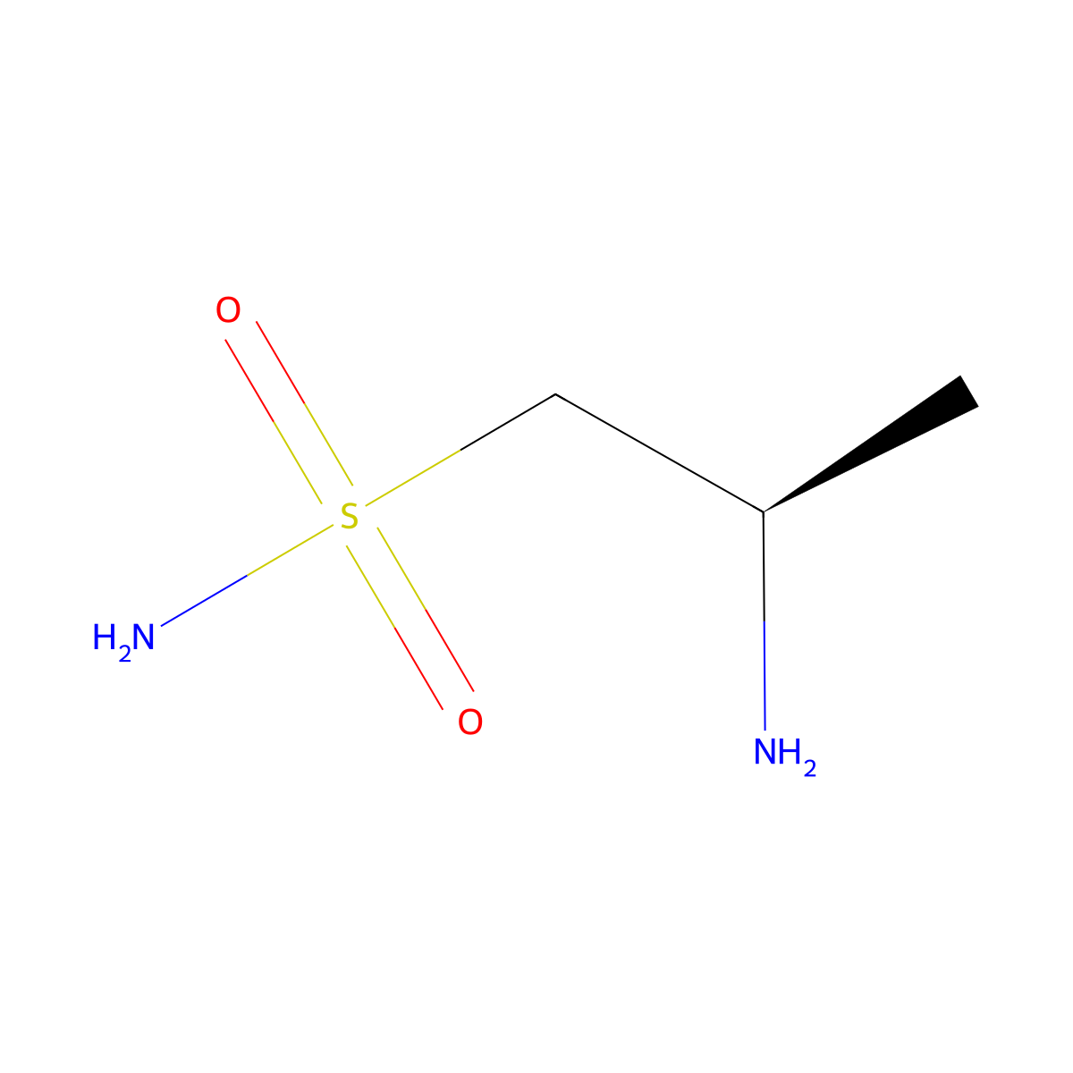 (2R)-2-aminopropane-1-sulfonamide molecular structure, CAS 2165452-25-3