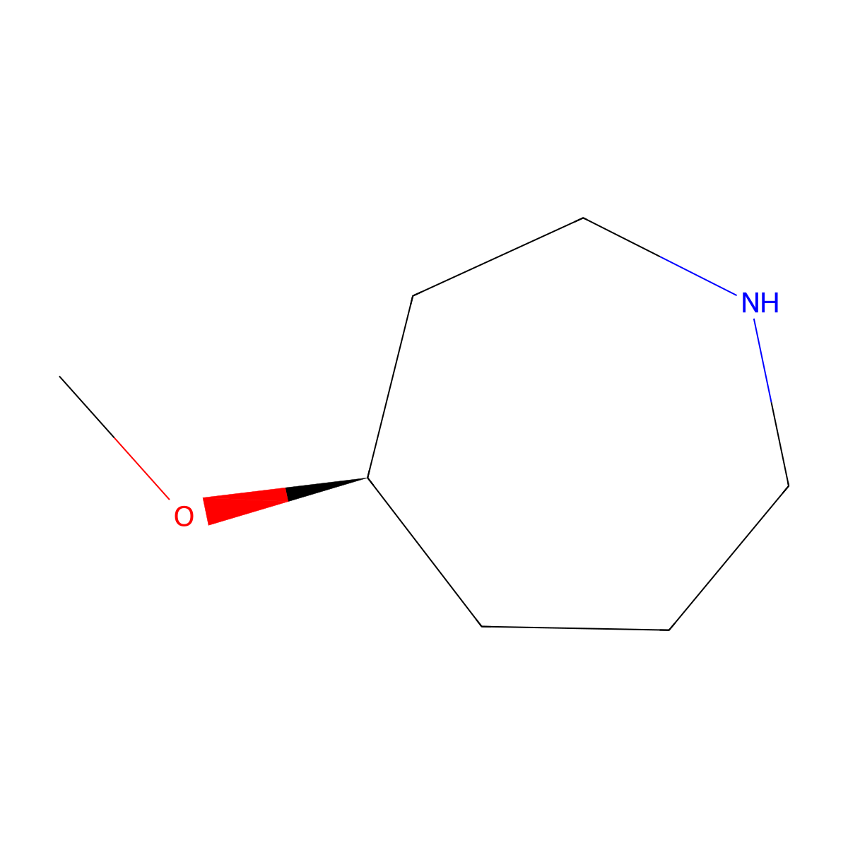 (R)-4-Methoxy-azepane molecular structure, CAS 2165510-96-1