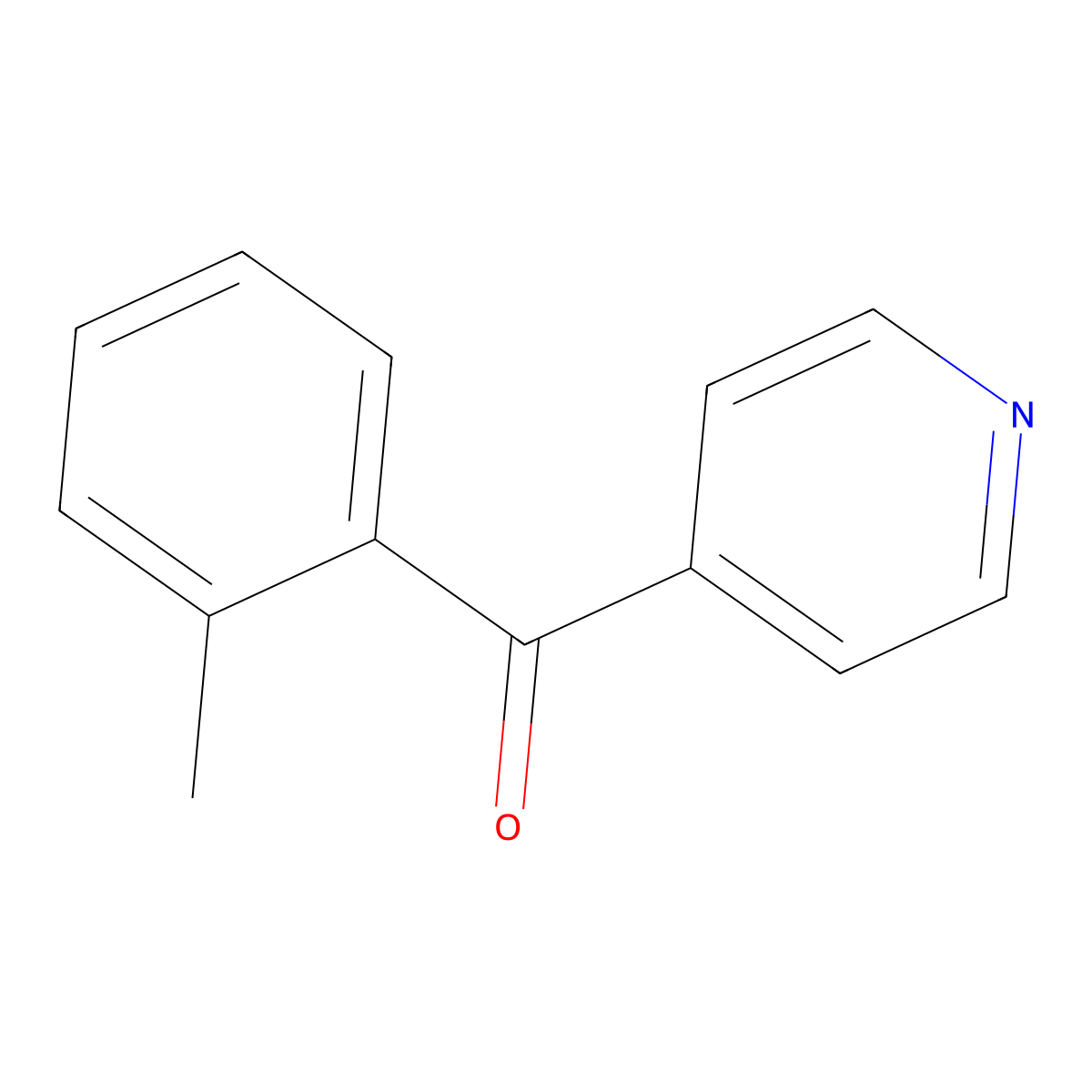 4-(2-Methylbenzoyl)pyridine molecular structure, CAS 21656-86-0