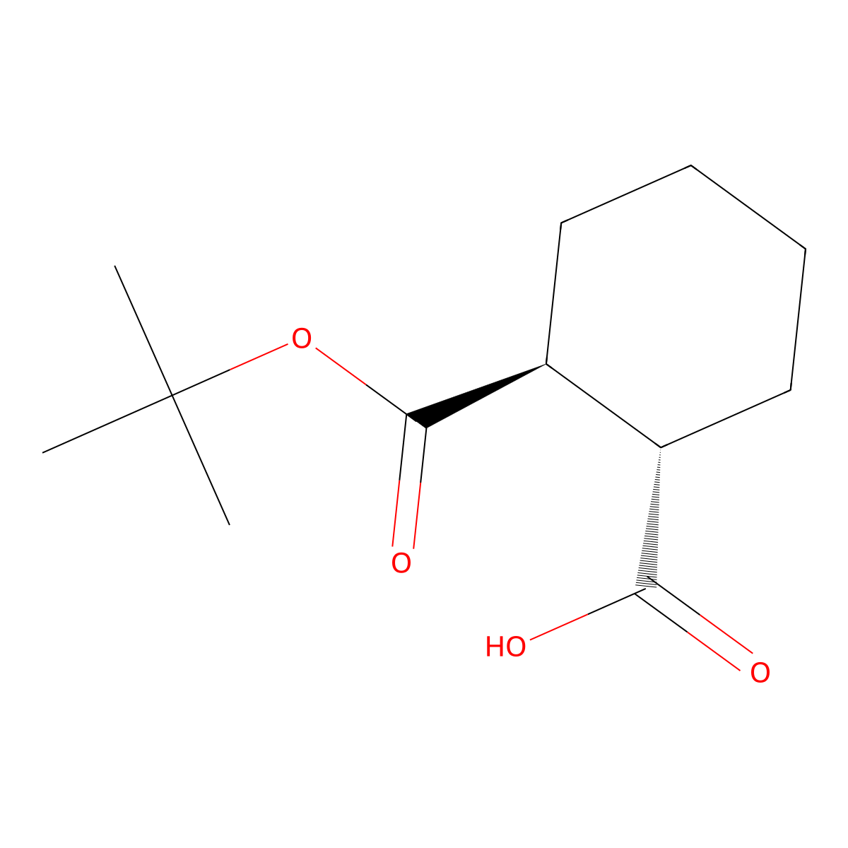 (1S,2S)-2-(tert-Butoxycarbonyl)cyclohexanecarboxylic acid molecular structure, CAS 2165643-15-0
