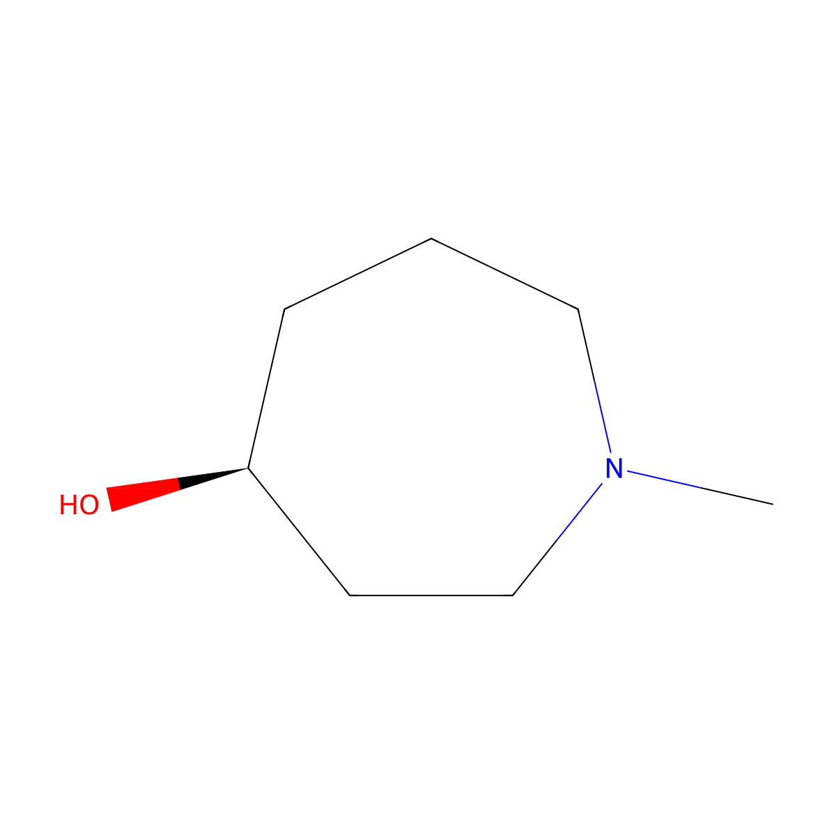 (S)-1-Methyl-azepan-4-ol molecular structure, CAS 2165778-81-2
