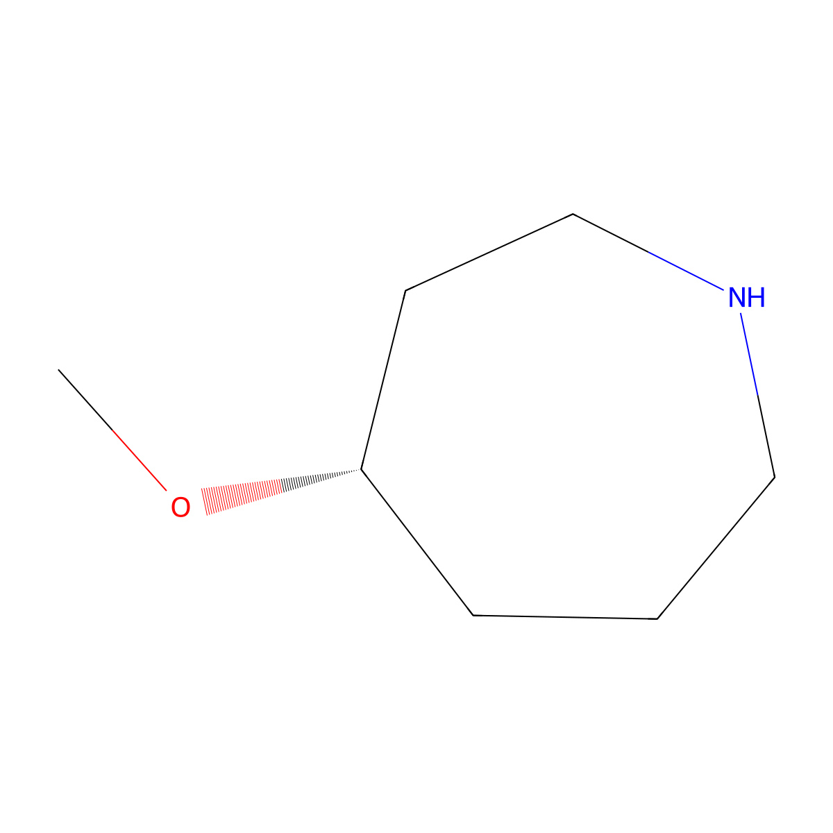(S)-4-Methoxy-azepane molecular structure, CAS 2165807-09-8