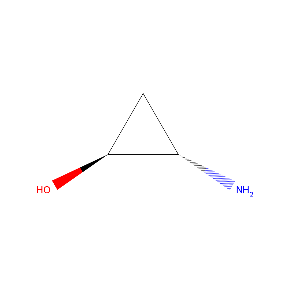 (1S,2S)-2-Aminocyclopropan-1-ol molecular structure, CAS 2165816-23-7