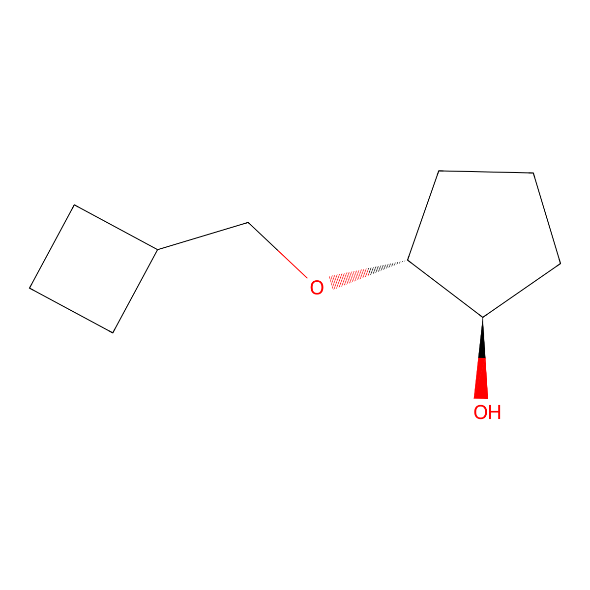 (1R,2R)-2-(cyclobutylmethoxy)cyclopentan-1-ol molecular structure, CAS 2165854-42-0