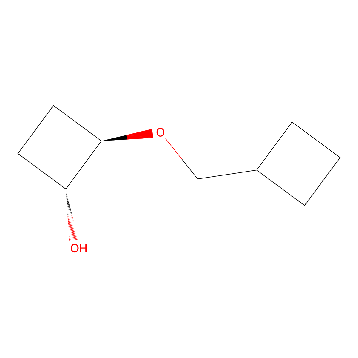 (1R,2R)-2-(cyclobutylmethoxy)cyclobutan-1-ol molecular structure, CAS 2165855-86-5