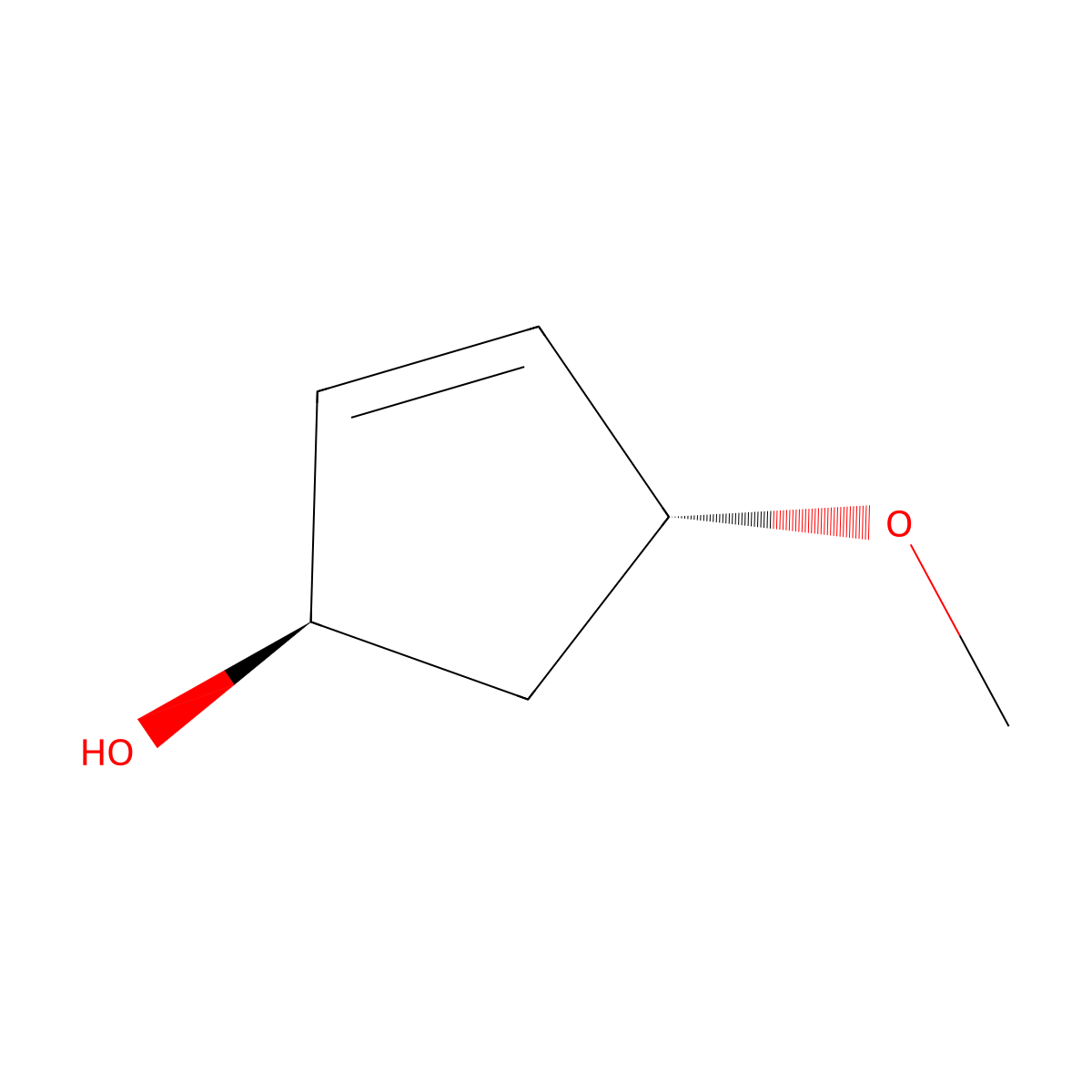 (1R,4R)-4-Methoxycyclopent-2-en-1-ol molecular structure, CAS 2165954-55-0