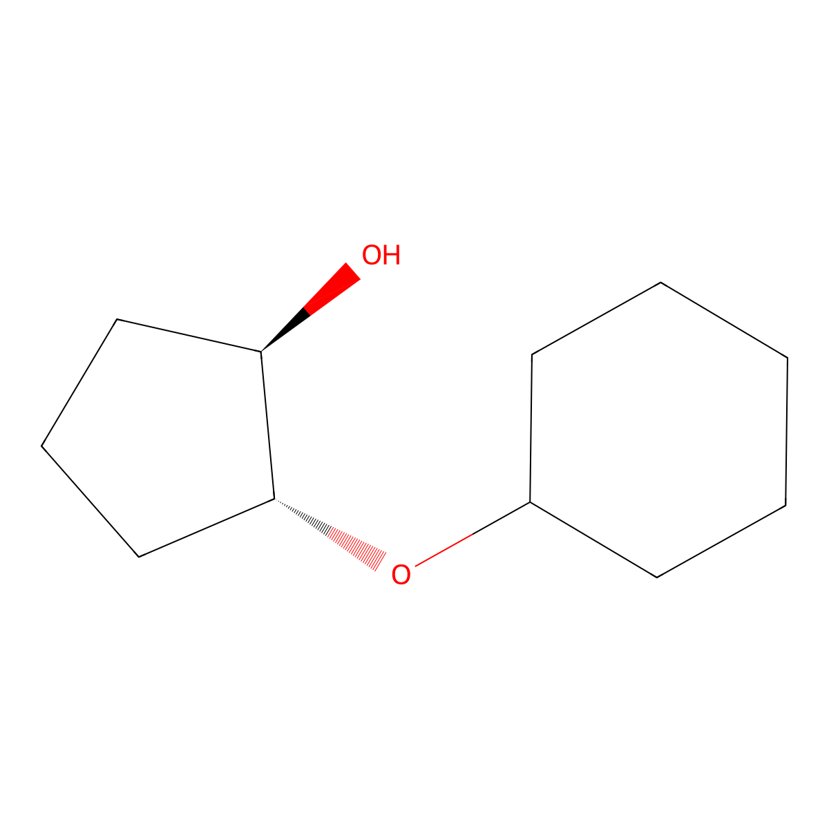 (1R,2R)-2-(cyclohexyloxy)cyclopentan-1-ol molecular structure, CAS 2165959-86-2