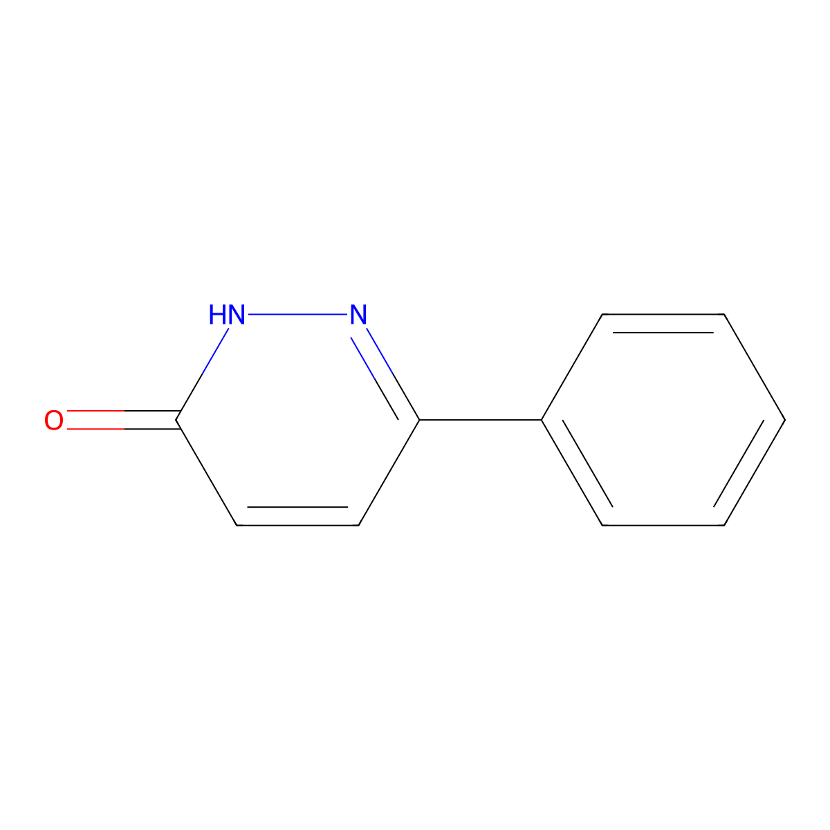 3-Phenyl-6-pyridazone molecular structure, CAS 2166-31-6