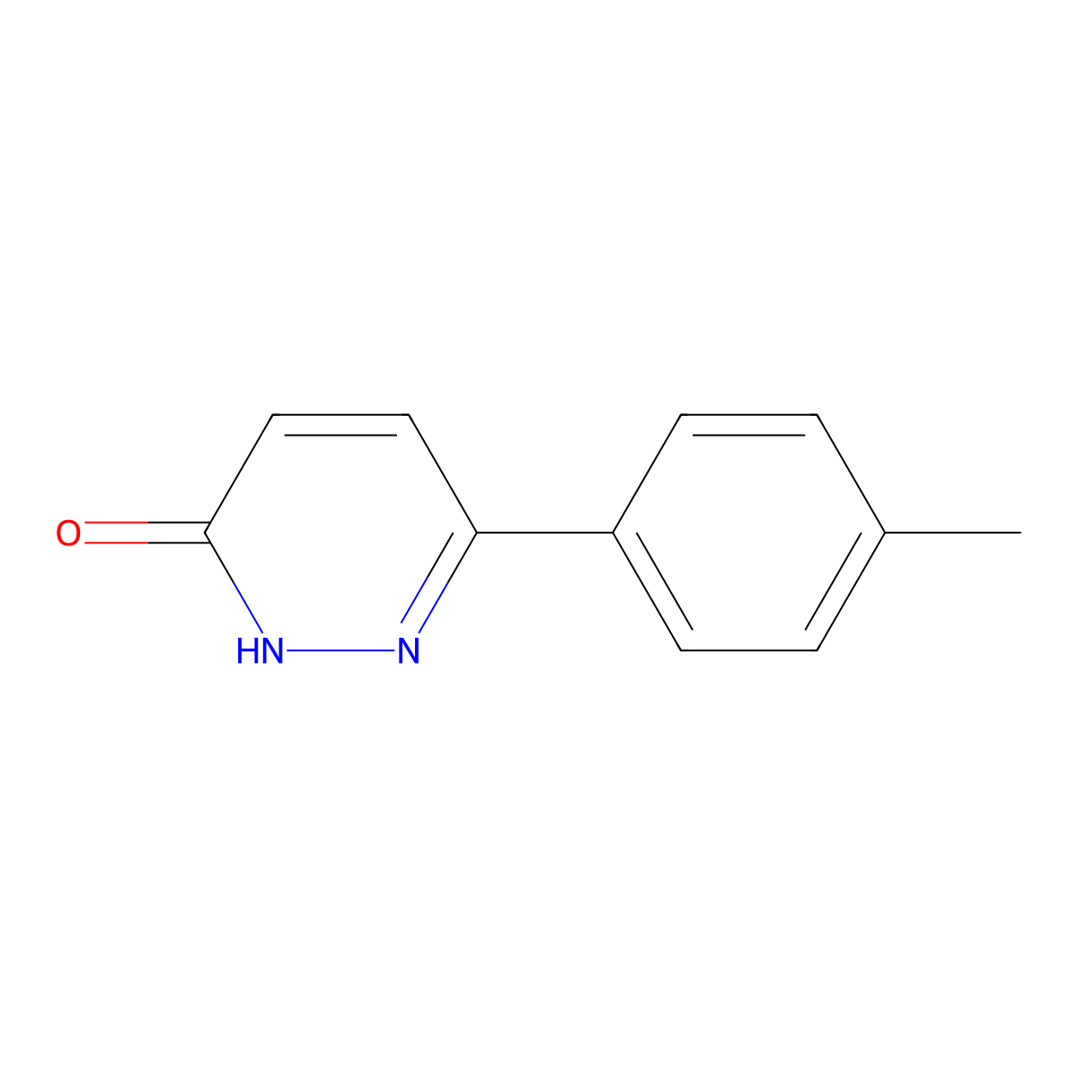 6-(4-Methylphenyl)pyridazin-3-ol molecular structure, CAS 2166-32-7