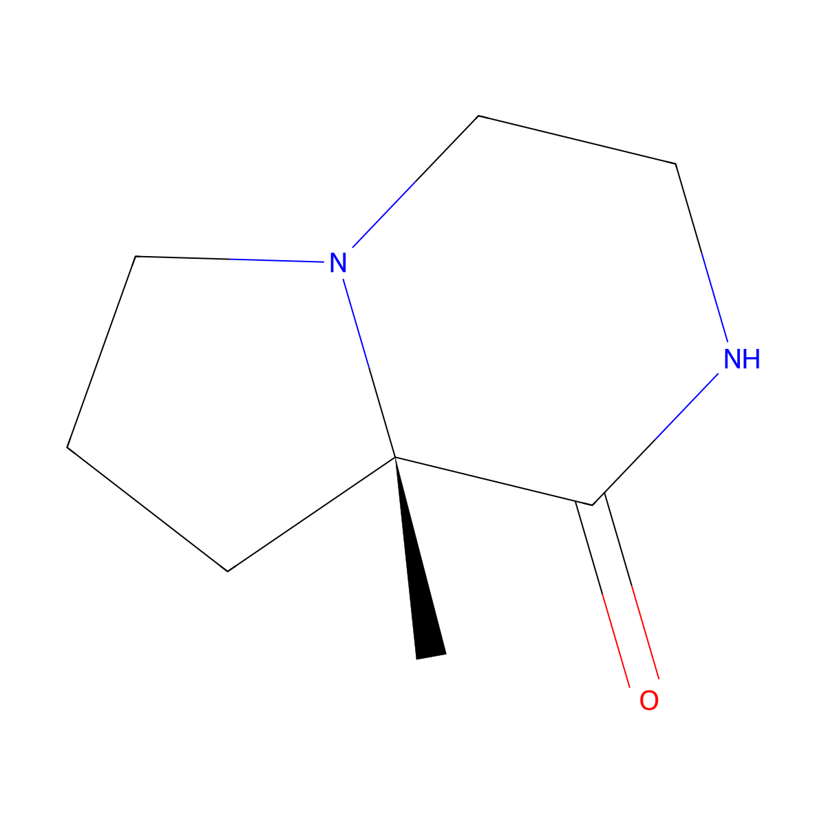 (S)-8A-methylhexahydropyrrolo[1,2-a]pyrazin-1(2H)-one molecular structure, CAS 2166107-82-8
