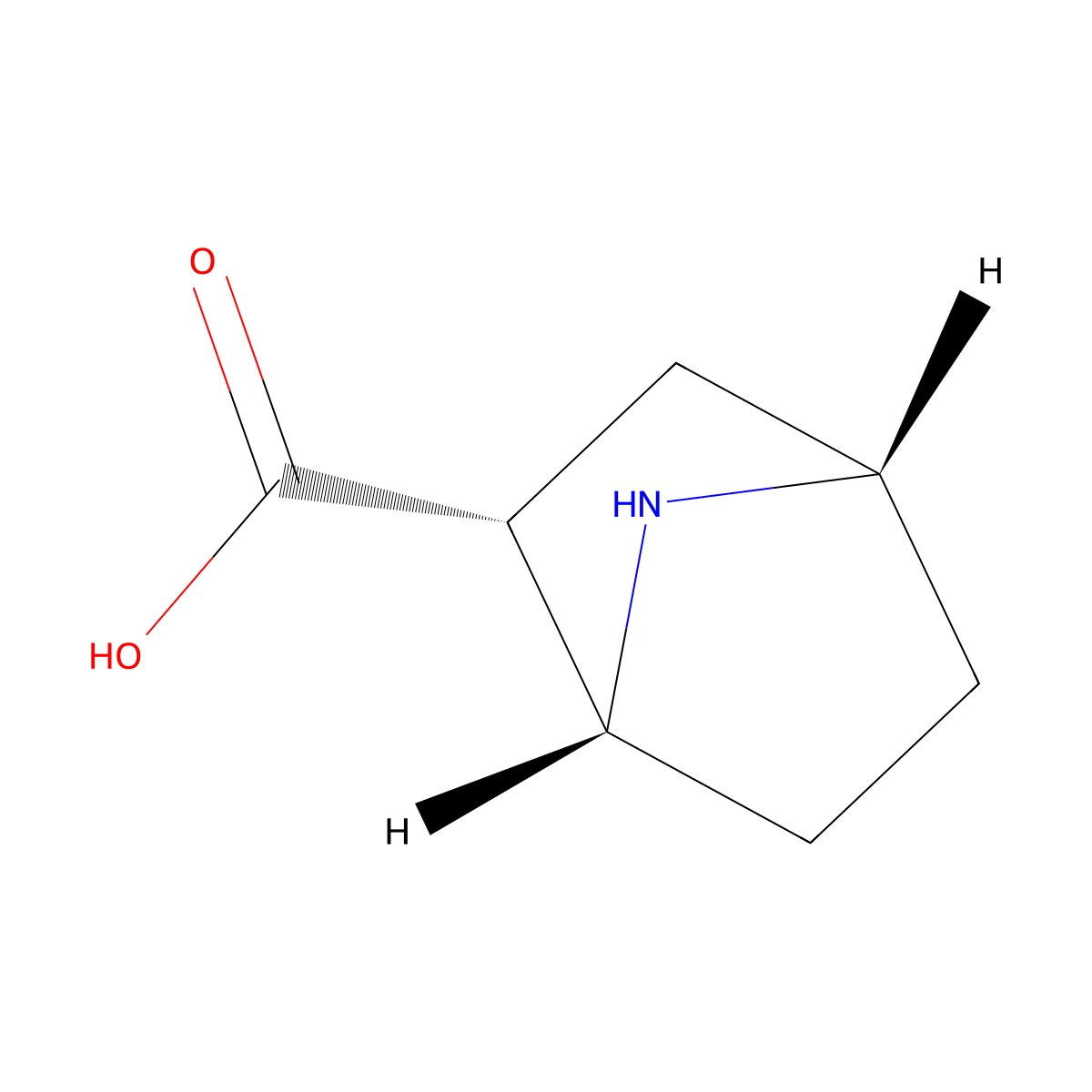 rac-(1R,2R,4S)-7-azabicyclo[2.2.1]heptane-2-carboxylic acid molecular structure, CAS 2166192-43-2