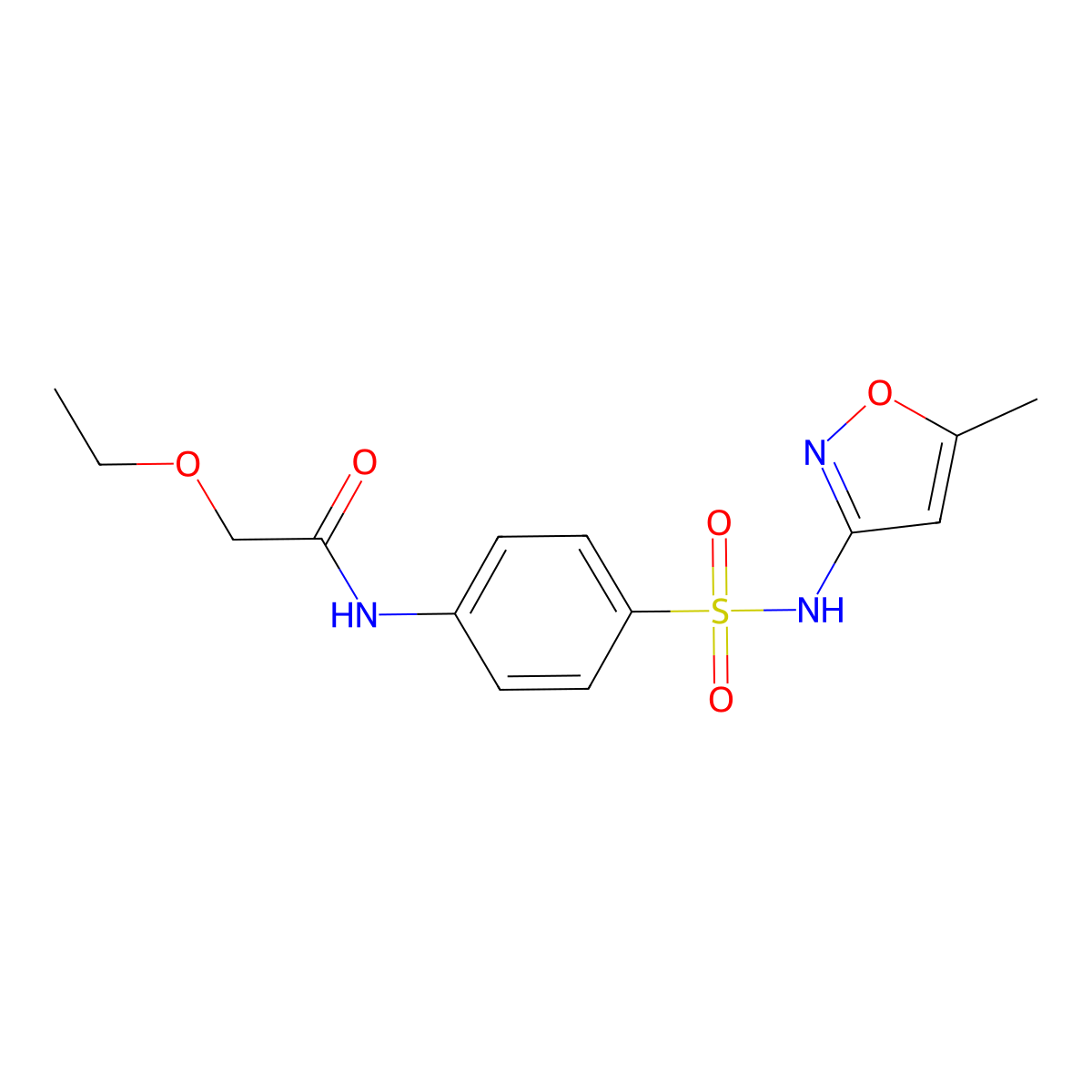 Sulfacecole molecular structure, CAS 21662-79-3