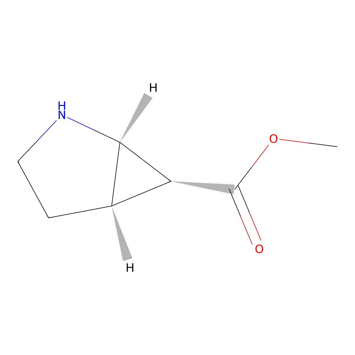rac-methyl (1R,5R,6R)-2-azabicyclo[3.1.0]hexane-6-carboxylate molecular structure, CAS 2166290-89-5