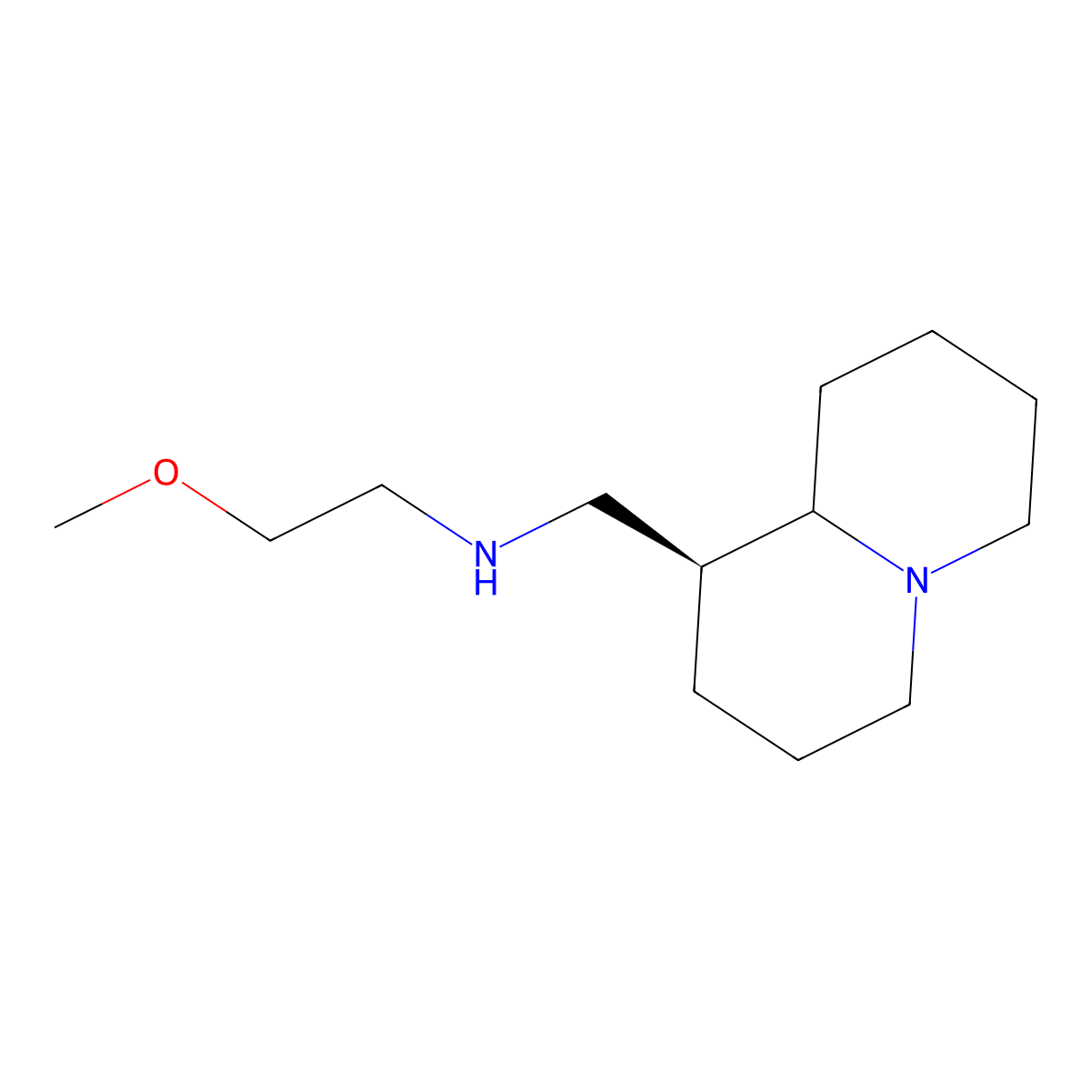 (2-Methoxyethyl)[(1s)-octahydro-2h-quinolizin-1-ylmethyl]amine molecular structure, CAS 2166511-22-2