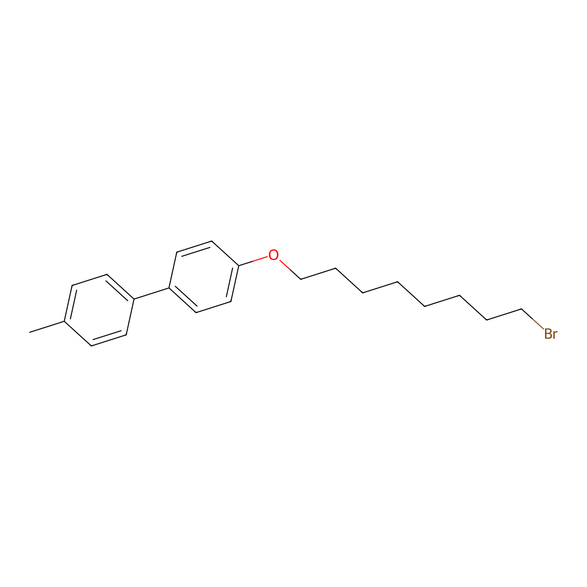 4-[(8-Bromooctyl)oxy]-4'-methyl-1,1'-biphenyl molecular structure, CAS 2166540-62-9