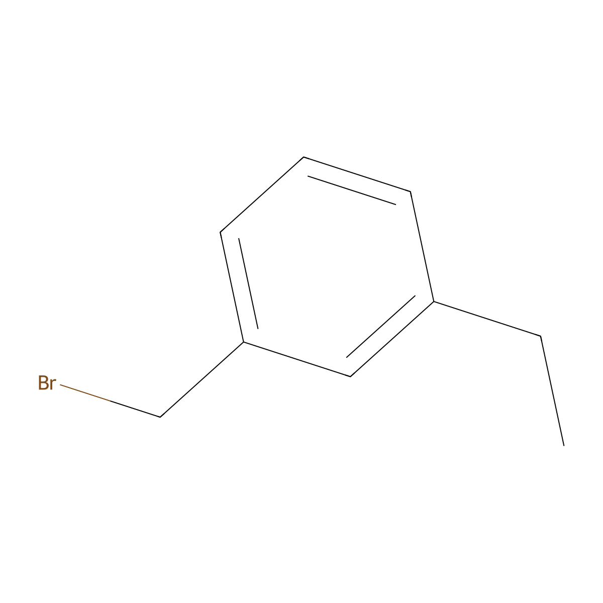 1-(Bromomethyl)-3-ethylbenzene molecular structure, CAS 216658-62-7