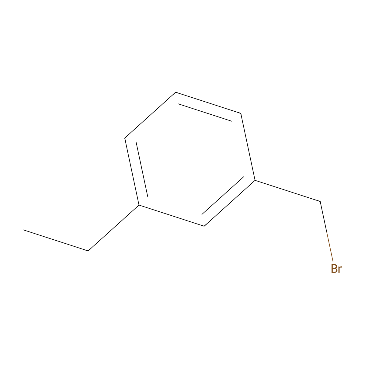 1-(Bromomethyl)-3-ethylbenzene molecular structure, CAS 216658-62-7