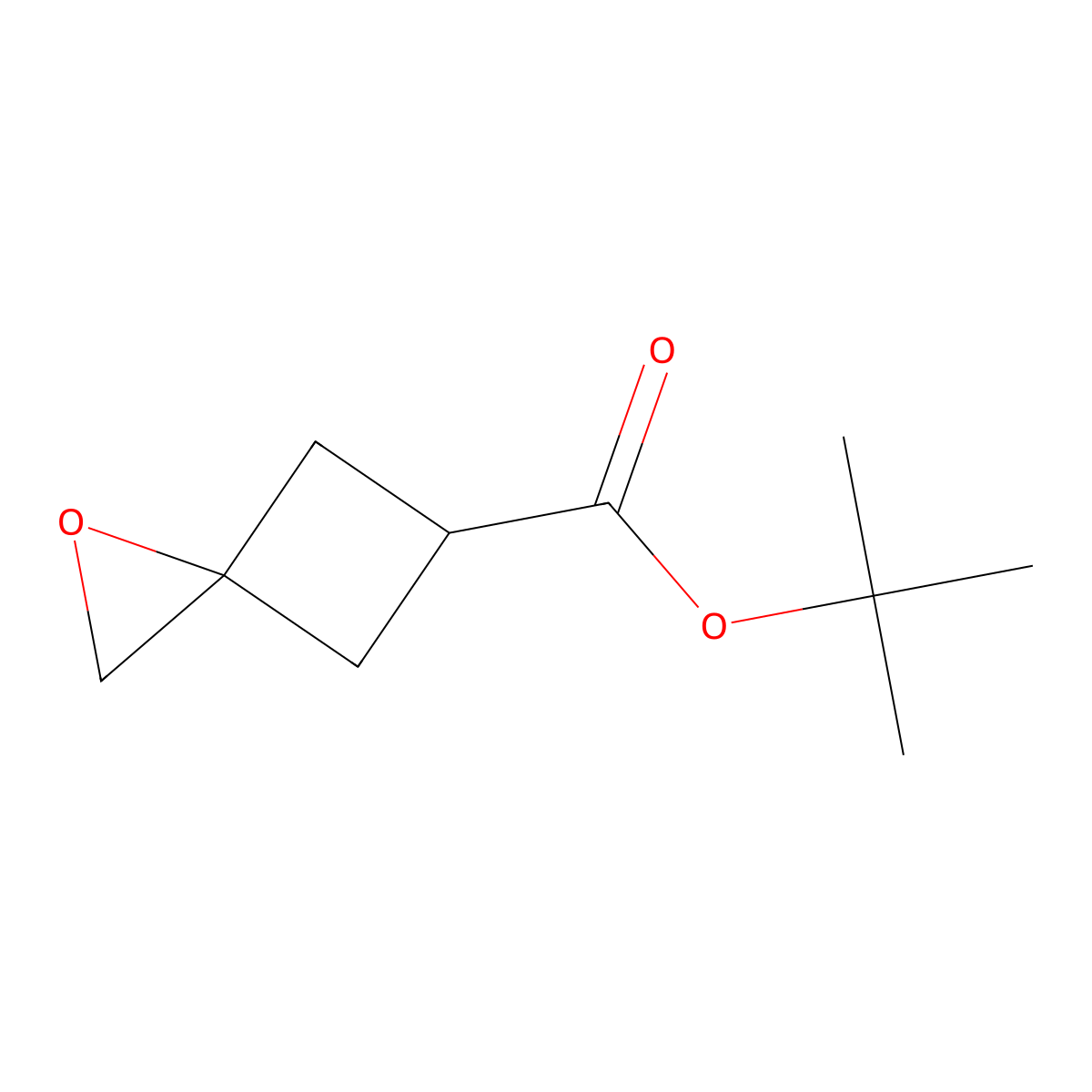 Tert-butyl1-oxaspiro[2.3]hexane-5-carboxylate molecular structure, CAS 2166660-34-8