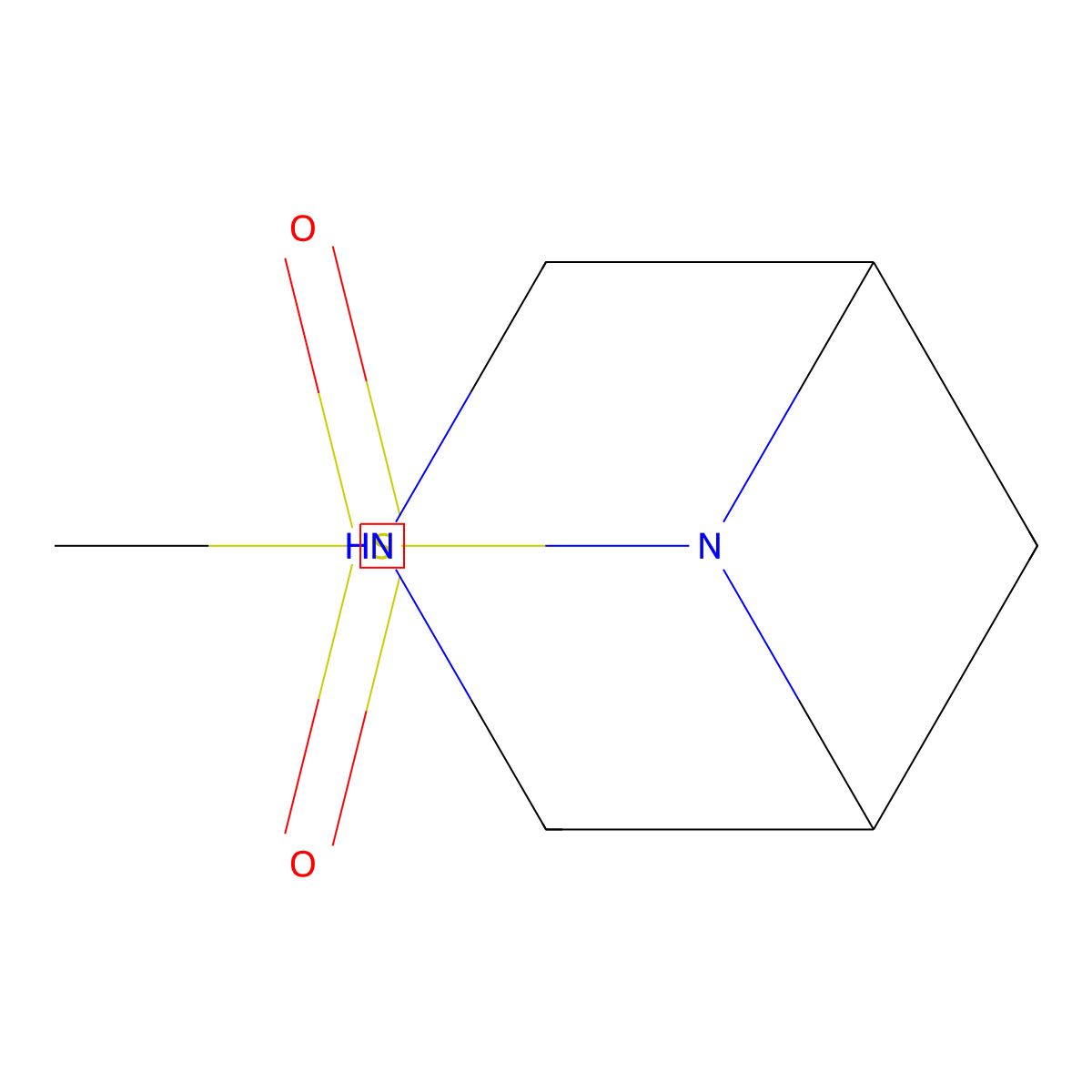 6-Methylsulfonyl-3,6-diazabicyclo[3.1.1]heptane molecular structure, CAS 2166667-61-2