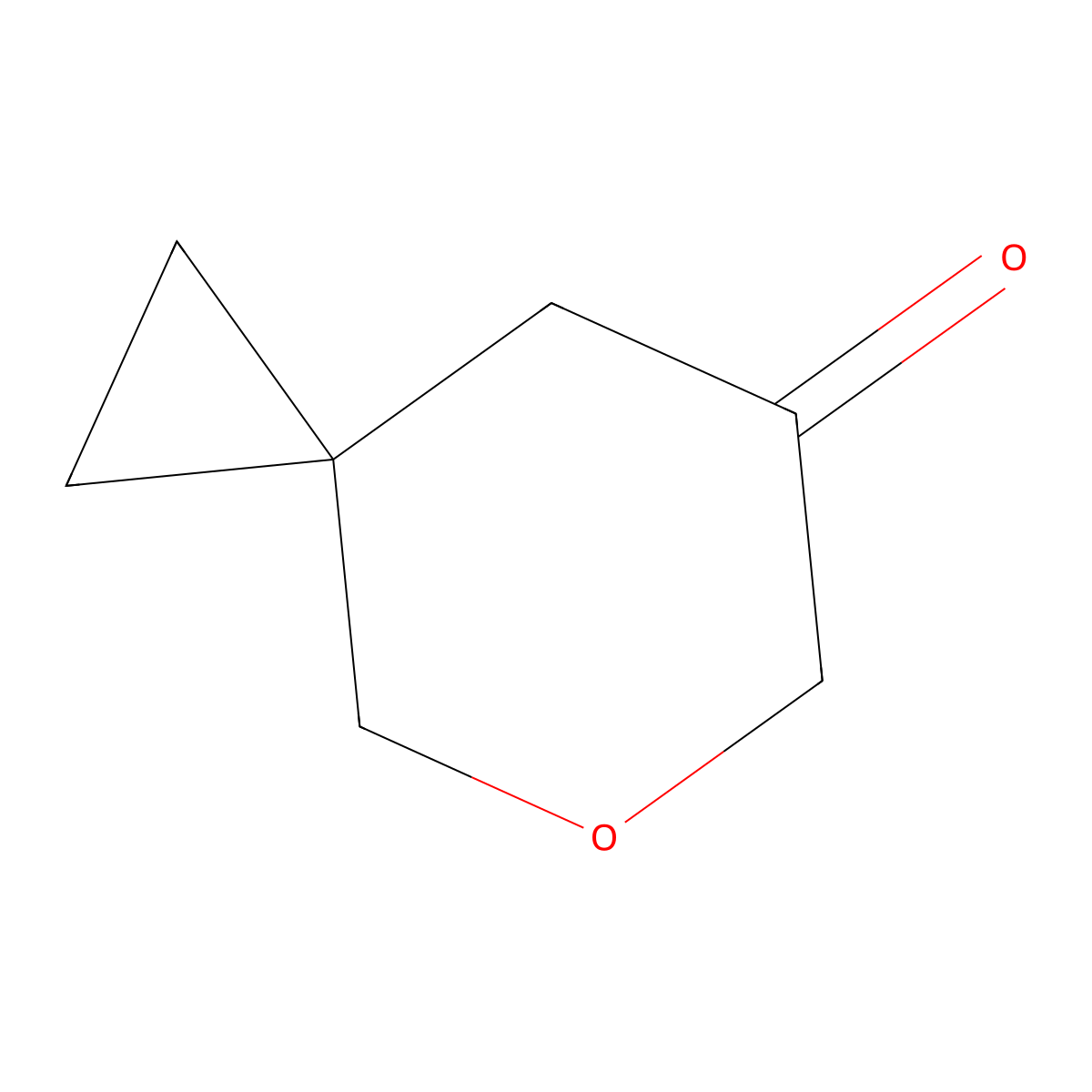 5-Oxaspiro[2.5]octan-7-one molecular structure, CAS 2166672-03-1