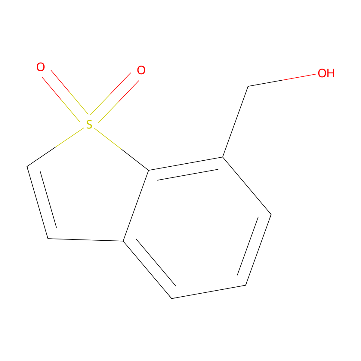 7-(Hydroxymethyl)-1lambda6-benzothiophene-1,1-dione molecular structure, CAS 2166701-68-2