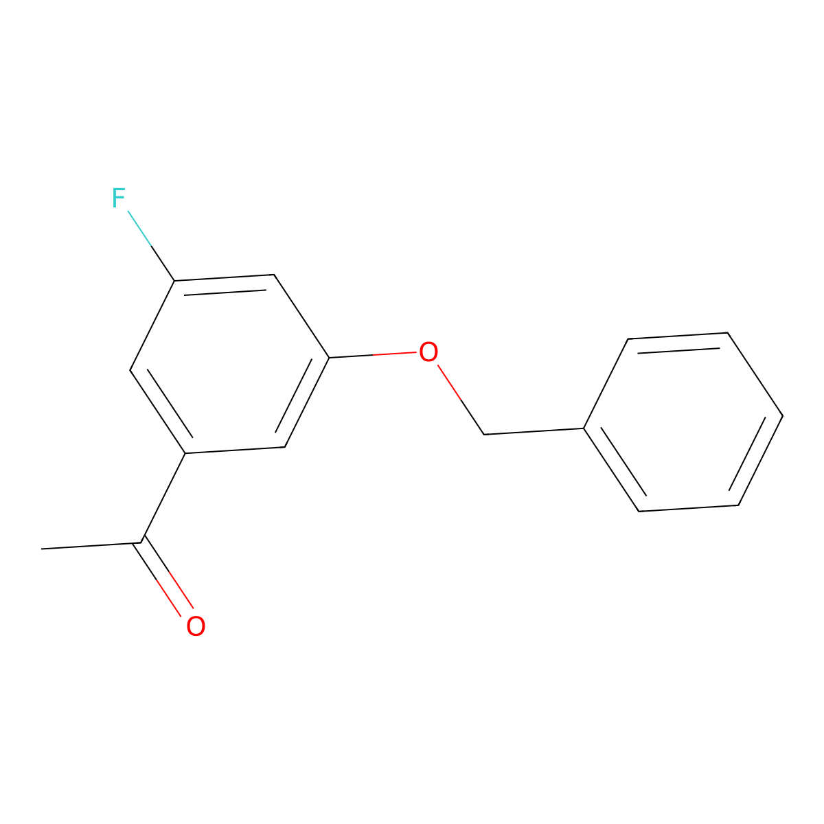 1-(3-(Benzyloxy)-5-fluorophenyl)ethanone molecular structure, CAS 2166745-07-7